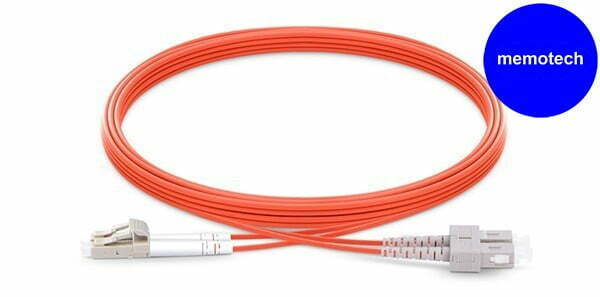Fiber patch cord 50/125um, Multi-mode OM2, duplex, LC/LC, 3M, DINTEK, Taiwan